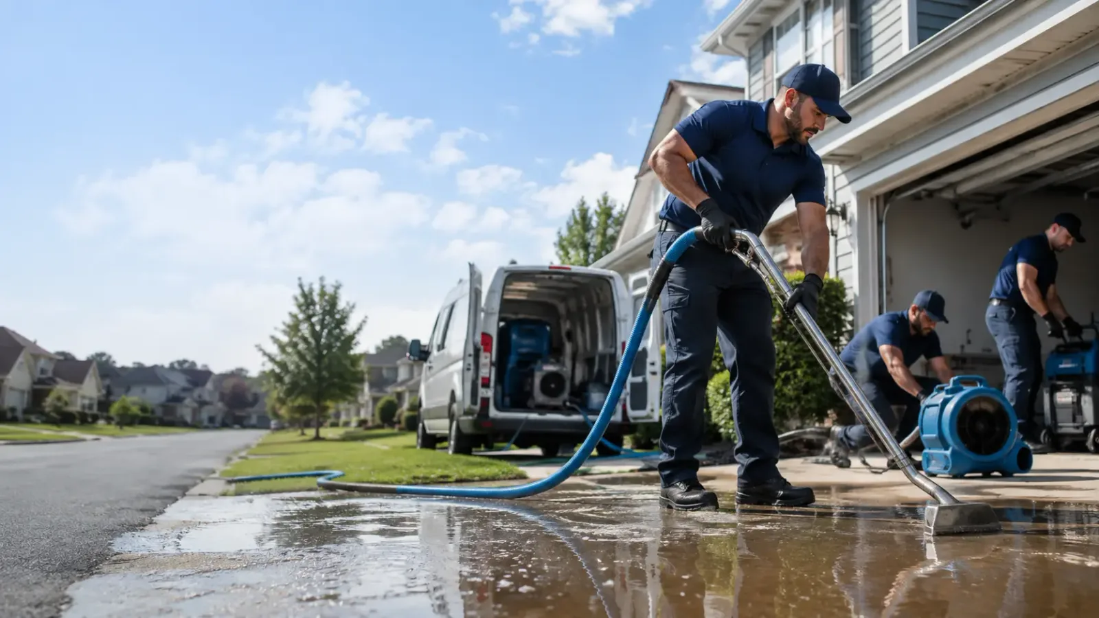 Flood Damage Restoration in Oakford, IN